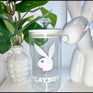 Playboy bling jar decor storage